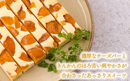 宮崎県産特選 ふーちゃんの『金柑チーズバー (15本)セット』 大人気のふーちゃんのチーズバーのきんかん味 特番672