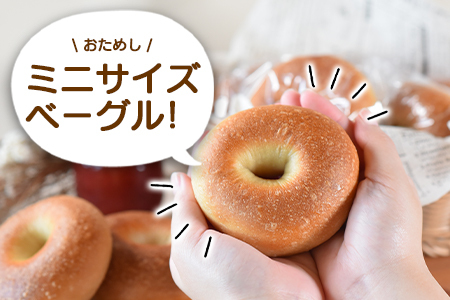 ＜おためしミニベーグル（プレーン）8個＞翌月末迄に順次出荷【a0691_kp】