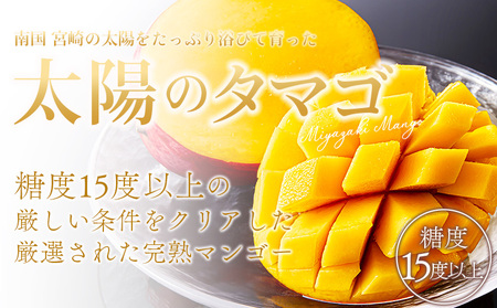 【先行予約 2026年発送】＜宮崎県産完熟マンゴー 太陽のタマゴ 3L 合計2玉＞入金確認後、2026年5月初旬～7月末迄に順次出荷【選べる 大きさ サイズ 国産 かんじゅく とろける 果物 果実 フルーツ 南国 芳醇 甘い 旬 濃厚 贈り物 プレゼント（株）ワールドワイドトレード 宮崎県 国富町】【 b0958_ww】