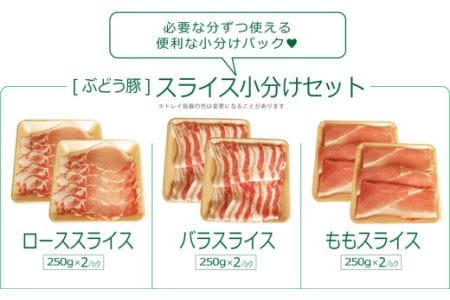 綾ぶどう豚スライス小分けセット1.5kg（36-210）