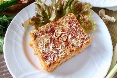 手作りラザニア&綾野菜の天然酵母ピザセット