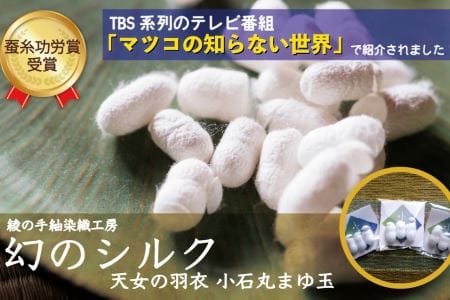 小石丸の幻のシルク！まゆ玉（繭サック）9個入り（27-13） | 宮崎県