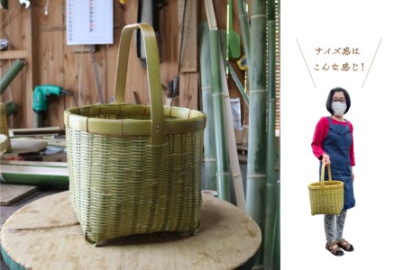 新品即納 竹籠、編み籠3個 - バッグ