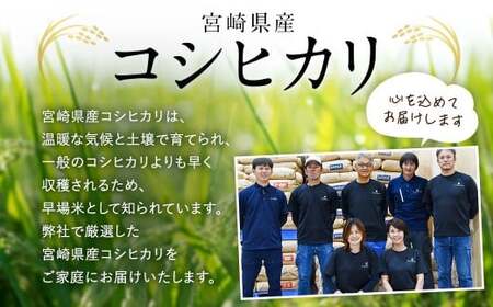 ＜令和7年産 宮崎県産コシヒカリ（無洗米）5kg×1袋 計5kg チャック付き米袋＞お申込みの翌月末までに順次出荷 【c1489_ku_x1】 米 お米 白米 無洗米 宮崎県 高鍋町