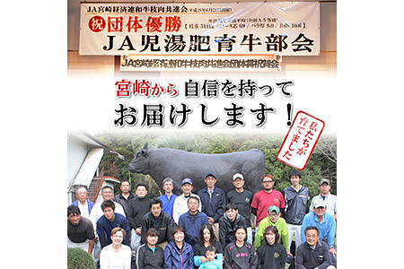 <JAこゆ牛A4ランク以上サーロインステーキ 250g程度×3枚>翌月末迄に順次出荷【c149_ja_x1】