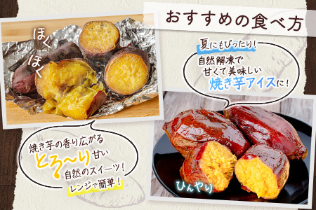 特製焼き芋！熟成蜜芋「紅はるか」計2kg 国産 新富町産［12月～5月出荷］さつまいも ねっとり焼芋 イモ【A310-1205】