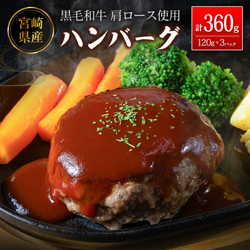 ハンバーグ 120g×3P 肉 肩ロース使用 A341