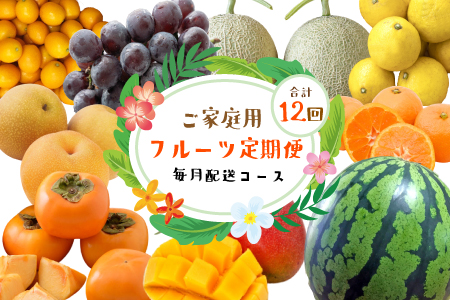 ご家庭用 宮崎特産フルーツ 1年間定期便 F74 宮崎県新富町 ふるさと納税サイト ふるなび