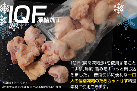 小分けで便利［250g×10袋］若鳥もも肉 個別凍結 宮崎県産 【B567】