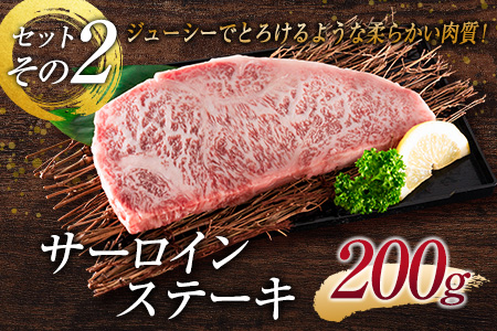 ［宮崎牛］ヒレ・サーロイン・リブロース『ステーキBIG3』合計650g ※ご入金月の翌月中に出荷【D121】