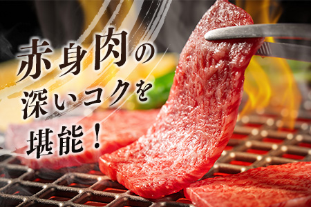 赤身主体の黒毛和牛<都萬牛>焼肉セット 300g【B575】