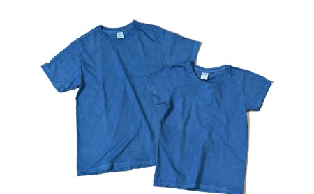 ＜藍染めTシャツ サイズが選べる 2枚セット＞ K17_0007