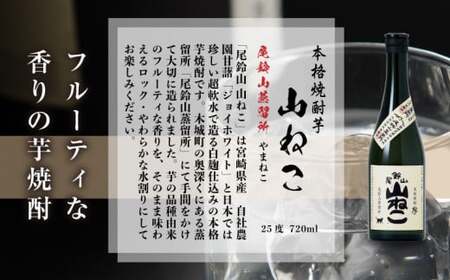 ＜焼酎尾鈴山（山ねこ1本・山猿1本）720ml＞ K09_0016_3