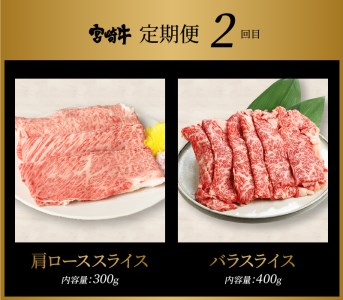 宮崎牛　すきしゃぶ3回定期便 K18_T014_7