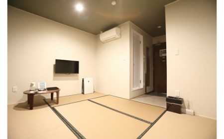 北海道本別町　ホテル「和さび」和室ペア宿泊プラン（朝食+お食事券）【D009】