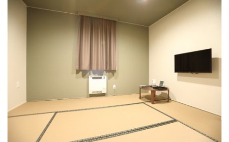 北海道本別町　ホテル「和さび」和室ペア宿泊プラン（朝食+お食事券）【D009】