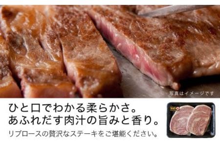 宮崎牛 リブロース ステーキ 400g (200g×2)【肉 牛肉 国産 黒毛和牛 肉質等級4等級以上 4等級 5等級 鉄板焼き】