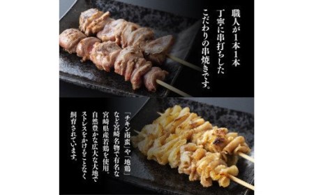 【３ヶ月定期便】焼き鳥人気部位串計４８本　肉 鶏肉 国産鶏肉 九州産鶏肉 宮崎県産鶏肉 若鶏焼鳥 やきとり BBQ バーベキュー 鶏肉