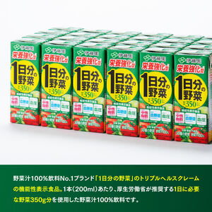 伊藤園 機能性1日分の野菜栄養強化型（紙パック）200ml×24本 【伊藤園 飲料 飲料類 野菜汁 野菜ジュース 野菜 ソフトドリンク ミックスジュース 飲みもの 長期保存 備蓄 送料無料】