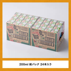 伊藤園 1日分の野菜（紙パック）200ml×24本【3ヶ月定期便】 【 全3回 飲料 伊藤園 飲料類 野菜ｼﾞｭｰｽ 野菜 ｼﾞｭｰｽ ﾐｯｸｽｼﾞｭｰｽ 常温保存 備蓄 飲料 長期保存 飲みもの 野菜飲料 ｼﾞｭｰｽ  ﾍﾟｯﾄﾎﾞﾄﾙ 送料無料 飲料 野菜ジュース 定期便 飲料 】