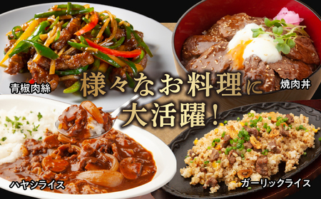 【2週間以内発送】宮崎県産黒毛和牛切り落とし(焼肉用)計1kg 肉 牛 牛肉 国産_T023-0171