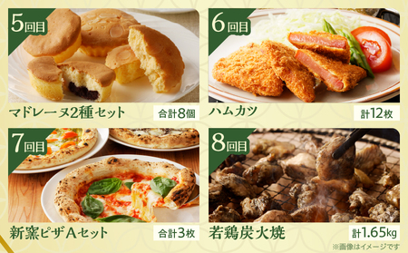 ≪12か月お楽しみ定期便≫都農町定期便(梅) 肉 加工品 デザート 国産_T999-0083