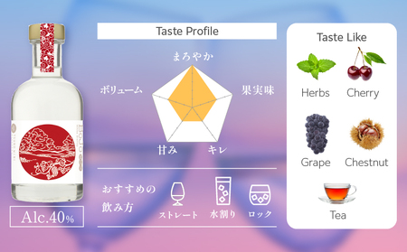 【数量限定】ホワイトブランデーBojo(計1本) 酒 飲料 アルコール 国産_T014-0175