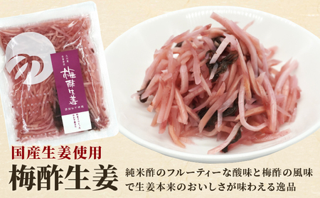 \ポスト投函/梅酢生姜100g おかず 漬物 野菜 加工品 国産_T037-0101
