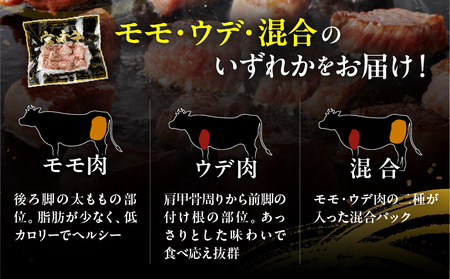 【2週間以内発送】宮崎牛赤身サイコロステーキ(計600g) 肉 牛 牛肉 国産_T009-0252-2W