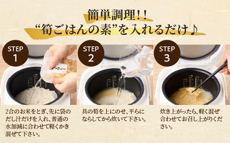\ポスト投函/筍ごはんの素(2合用)漬物 おかず 野菜 加工品 国産_T037-0131