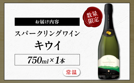 【数量限定】スパークリングワイン キウイ(計1本)酒 飲料 アルコール 国産_T014-0235