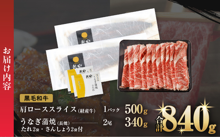 ≪数量限定≫うなぎ×黒毛和牛(経産牛) 都農町最強セットD 肉 牛 牛肉 おかず 国産_T030-074【人気 鰻 牛肉 ギフト鰻 牛肉 食品 鰻 牛肉 すき焼き 鰻 牛肉 しゃぶしゃぶ 鰻 牛肉 BBQ 鰻 牛肉 贈り物 鰻 牛肉送 料無料 鰻 牛肉 プレゼント】