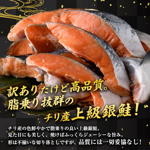 ＜訳あり＞ 甘塩 銀鮭切り落とし (500g) 小分け 切り身 鮭 海鮮 魚介類 さけ 鮭 しゃけ 鮭切身 カット済 塩焼き 簡単 フライ 魚 海鮮 冷凍 お弁当 おかず 【KI-19】【イチマル食品加工】