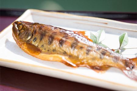 【椎葉の山女魚】焼きえのは (ヤマメ) の甘露煮 2袋【ごはんやおつまみに】
