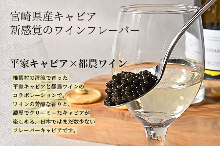 【世界三大珍味×日本三大秘境】HEIKE CAVIAR ワインキャビア 20g【産地直送】【桐箱入り】［宮崎 椎葉 国産 チョウザメ キャビア 20g 魚卵 卵 クリーミー お酒 魚介 珍味 加工品 冷凍 高級 高級木材 贅沢 世界三大珍味 お取り寄せ お取り寄せグルメ ディナー パーティー おつまみ グルメ ギフト 記念日 誕生日 プレゼント お祝い 贈り物 贈答 桐箱 希少］【SZ-129】