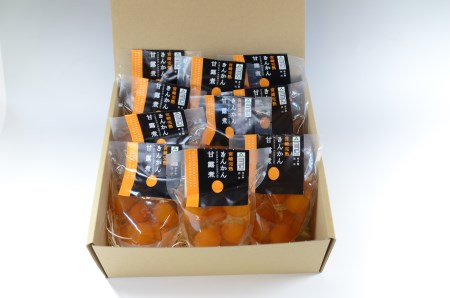 完熟 きんかん 甘露煮 170g×10袋 セット [農林産物直売所 美郷ノ蔵 宮崎県 美郷町 31ab0081]