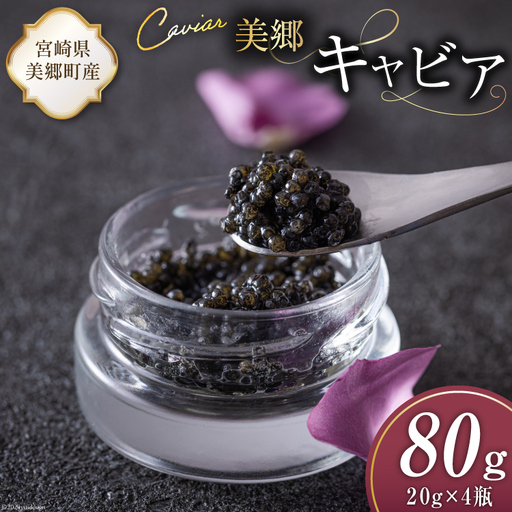 美郷 キャビア チョウザメ 80g [宮崎キャビア 宮崎県 美郷町 31az0016]