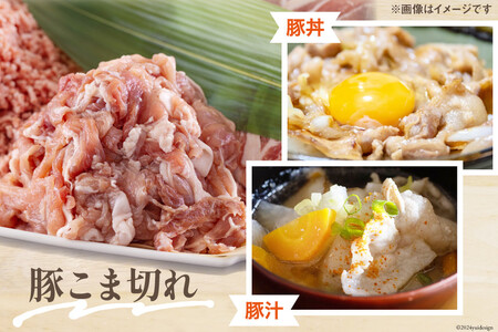 宮崎県産 豚肉 鶏肉 セット ひき肉 こま切れ ロース 生姜焼き用 もも カット 小分け 各300g×2袋 計3kg [甲斐精肉店 宮崎県 美郷町 31as0108]