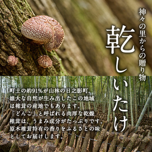 乾椎茸肉厚どんこ(80g×3袋)宮崎県産 原木栽培 特選 干し椎茸 しいたけ きのこ【NK005】【宮崎県農業協同組合 高千穂地区本部】