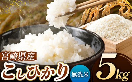 令和7年産  新米 こしひかり 5kg （無洗米） 宮崎県産 | お米 精米 白米 選べる 容量 無洗米 五ヶ瀬町