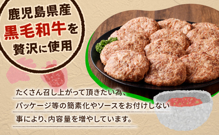 鹿児島県産 黒毛和牛 入り ハンバーグ ステーキ K277-001 ハンバーグステーキ 冷凍 惣菜 総菜 肉 牛 牛肉 和牛 たくさん 沢山 簡単 かんたん 調理 焼くだけ 鹿児島県産 贅沢 手軽 美味しい アレンジ料理 ハンバーグカレー ロコモコ 味付け済 個包装 トレーなし 夕食 昼食 N.H.company ふるさと納税 鹿児島 おすすめ ランキング プレゼント ギフト