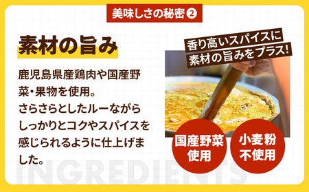 冷凍 VOUL チキンカレー 6食 セット K315-002 カレー 惣菜 総菜 レトルト 肉 お肉 鶏 鶏肉 チキン 肉加工品 加工品 スパイス 国産野菜使用 小麦粉不使用 小分け 便利 簡単 時短 6食分 美味しい おいしい スパイシー 夕食 昼食 ふるさと納税 鹿児島 おすすめ ランキング プレゼント ギフト