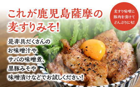 ヒシク藤安醸造 麦すりみそ 1kg×3袋 K026-018 味噌 みそ お味噌 麦すり味噌 甘い お味噌汁 味噌汁 みそ汁 味噌煮 料理 調味料 人気 大人気 藤安醸造 ふるさと納税 鹿児島 おすすめ ランキング プレゼント ギフト