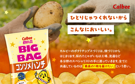 カルビー ポテトチップス BIGBAG【コンソメパンチ】12袋 K194-002_06 菓子