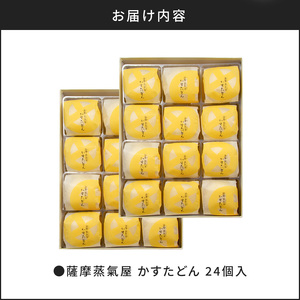 かすたどん 24個入 K167-002 菓子 スイーツ カスタード
