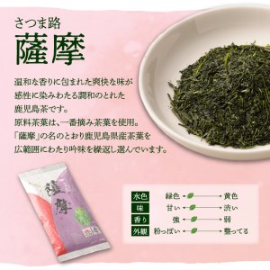 さつま路 薩摩 お徳セット K110-002 お茶 茶 茶葉 緑茶 銘茶 グリーンティー ティー お得 セット 詰め合わせ 詰合せ 薩摩 さつま 鹿児島県 鹿児島市 鹿児島 お土産 特産品 贈り物 贈答 プレゼント ギフト JA JAかごしま茶業