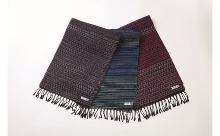 大島紬 黒キイトストール S (3)グレー K040-001_3