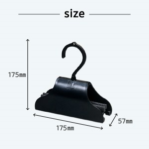 BMハンガー（黒2個セット） K041-005