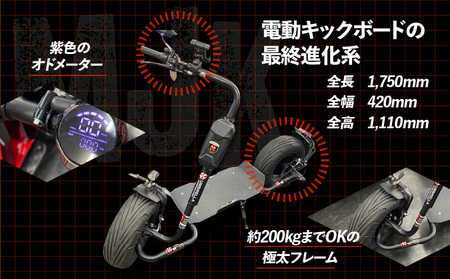 スタンディング EV バイク 【MJK】（ 電動 キックボード ）　K212-001 車両 乗り物 原付 50cc