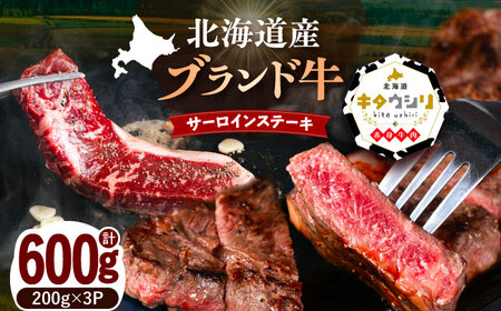 北海道産牛 サーロインステーキ 200g×3 肉 牛肉 北海道産 [BEBJ001]
